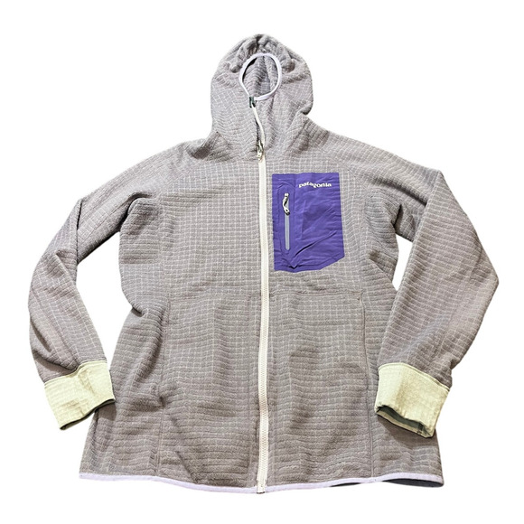 Patagonia Womens Reversible R3 Regulator Hoody Jacket Size Large‎ Lilac Purple - Picture 1 of 10